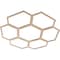 Ekena Millwork Florin Wood Fretwork Pierced Ceiling Medallion, Alder, 30"OD x 10 1/2"ID x 3/8"T CMWP30X30X0375FOAL - alternate 2